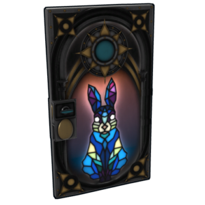 Easter Bunny Sheet Metal Door