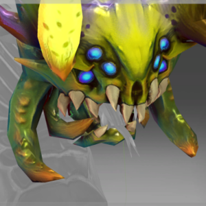 Inscribed Nacreous Stag Head