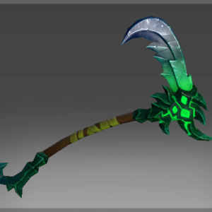 Inscribed Raven Scythe