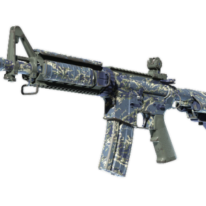 M4A4 | Naval Shred Camo (Well-Worn)