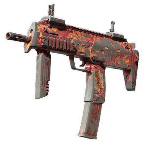 MP7 | Coral Paisley (Battle-Scarred)