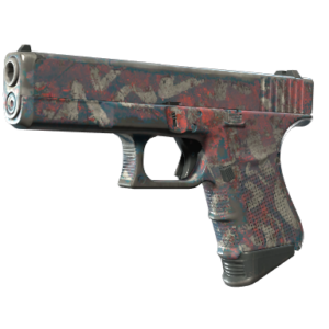Souvenir Glock-18 | Teal Graf (Well-Worn)