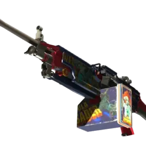 StatTrak™ M249 | Nebula Crusader (Minimal Wear)