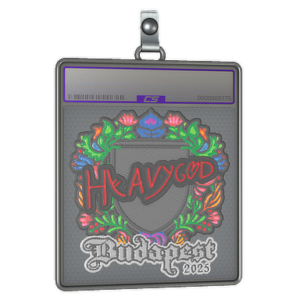 Sticker Slab | Heavygod (Embroidered) | Budapest 2025