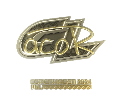 Sticker | acoR (Gold) | Copenhagen 2024