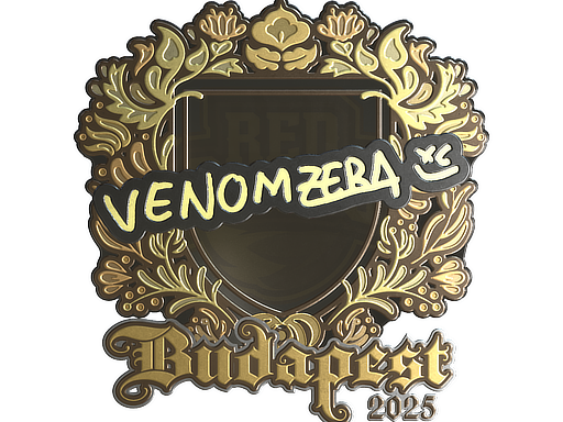 Sticker | venomzera (Gold) | Budapest 2025