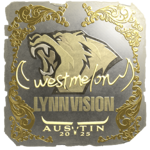 Sticker | westmelon (Gold) | Austin 2025