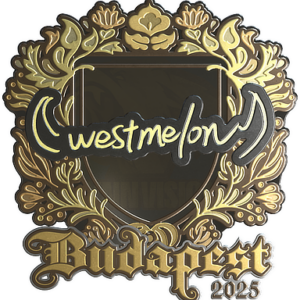Sticker | westmelon (Gold) | Budapest 2025