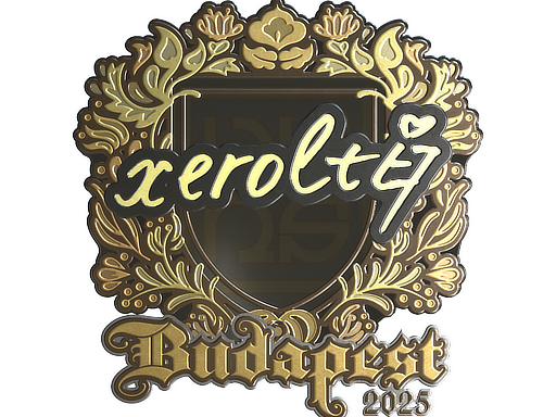 Sticker | xerolte (Gold) | Budapest 2025