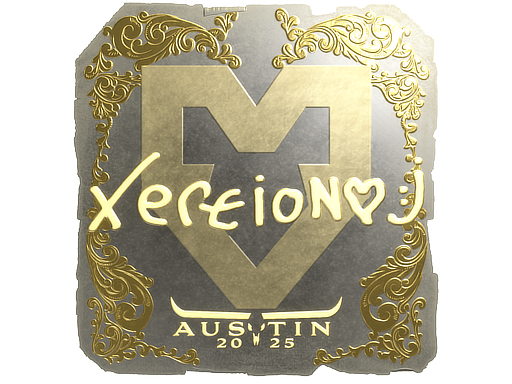 Sticker | xertioN (Gold) | Austin 2025