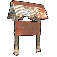 Two Sided Town Sign Post