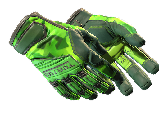 ★ Specialist Gloves | Lime Polycam (Minimal Wear)