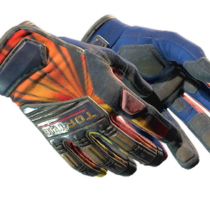 ★ Specialist Gloves | Sunburst (Battle-Scarred)