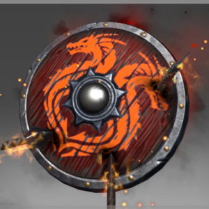 Autographed Burning Shield of the Outland Ravager
