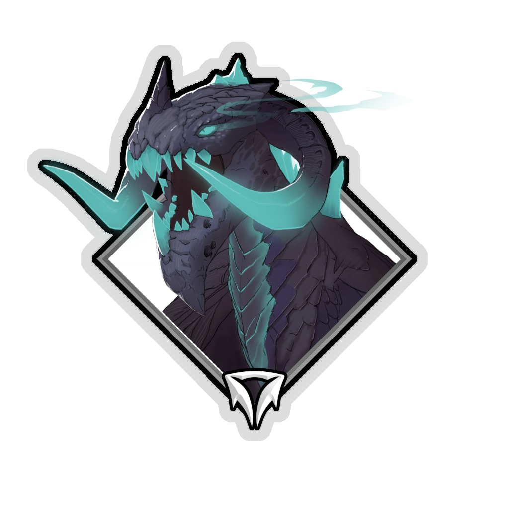 Gold Crownfall Sticker - Zaug