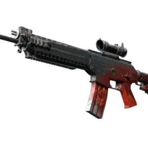 SG 553 | Darkwing (Battle-Scarred)