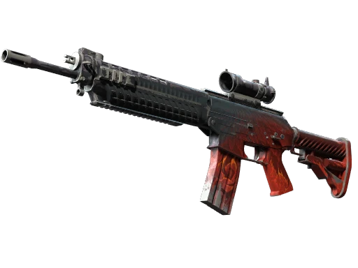 SG 553 | Darkwing (Battle-Scarred)