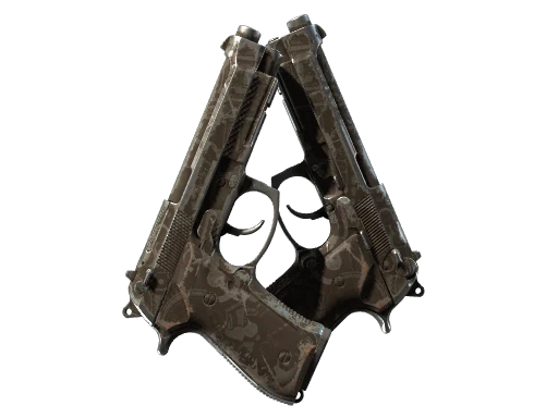 Souvenir Dual Berettas | Oil Change (Well-Worn)