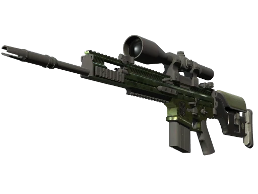 StatTrak™ SCAR-20 | Green Marine (Field-Tested)