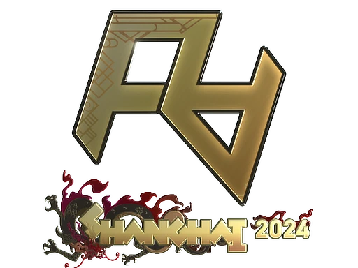 Sticker | Rare Atom (Gold) | Shanghai 2024