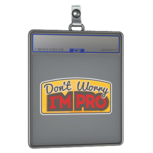 Sticker Slab | Don't Worry, I'm Pro