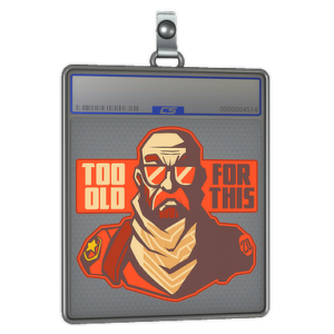 Sticker Slab | Too Old for This