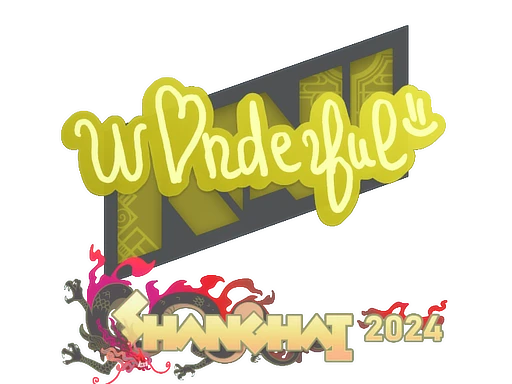 Sticker | w0nderful | Shanghai 2024