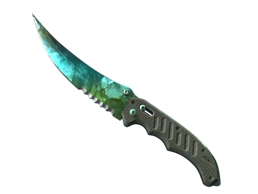★ StatTrak™ Flip Knife | Gamma Doppler Phase 4 (Factory New)