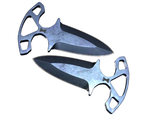 ★ StatTrak™ Shadow Daggers | Blue Steel (Battle-Scarred)