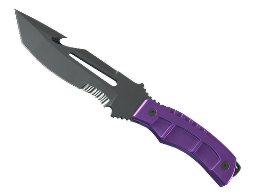 ★ StatTrak™ Survival Knife | Ultraviolet (Minimal Wear)