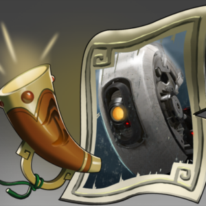 Auspicious Announcer: GLaDOS