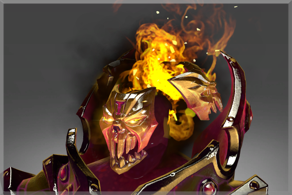 Autographed Golden Mantle of Grim Facade