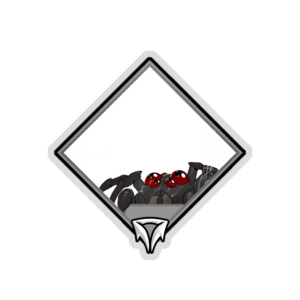 Gold Crownfall Sticker - Bibbit