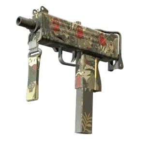MAC-10 | Monkeyflage (Battle-Scarred)