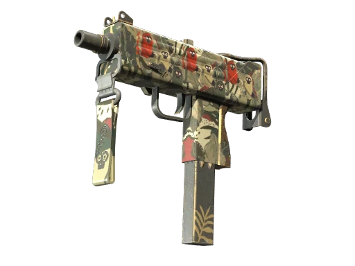 MAC-10 | Monkeyflage (Well-Worn)