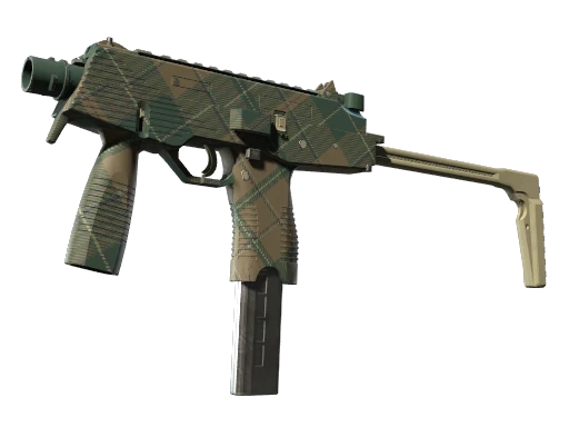 MP9 | Green Plaid (Minimal Wear)