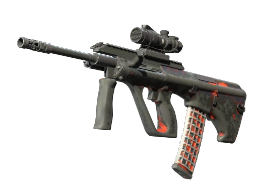Souvenir AUG | Radiation Hazard (Battle-Scarred)