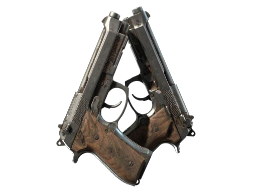 Souvenir Dual Berettas | Drift Wood (Battle-Scarred)