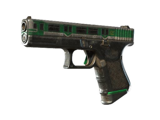 Souvenir Glock-18 | Green Line (Battle-Scarred)