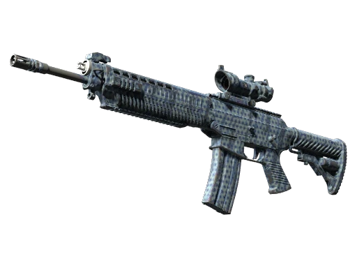 Souvenir SG 553 | Waves Perforated (Well-Worn)