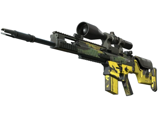 StatTrak™ SCAR-20 | Jungle Slipstream (Well-Worn)