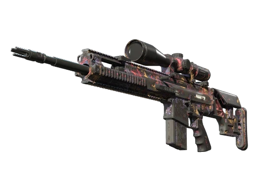StatTrak™ SCAR-20 | Poultrygeist (Battle-Scarred)