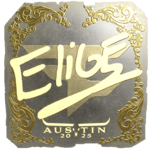 Sticker | EliGE (Gold) | Austin 2025