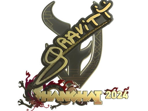 Sticker | Graviti (Gold) | Shanghai 2024