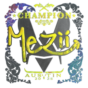 Sticker | mezii (Holo, Champion) | Austin 2025
