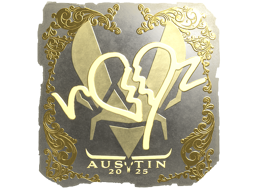 Sticker | ropz (Gold) | Austin 2025