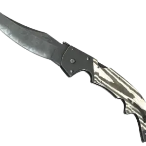 ★ Falchion Knife | Black Laminate (Minimal Wear)