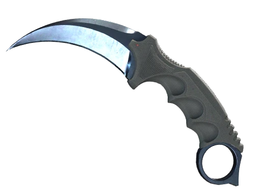 ★ Karambit | Blue Steel (Well-Worn)