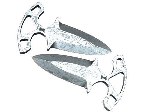 ★ Shadow Daggers | Damascus Steel (Well-Worn)