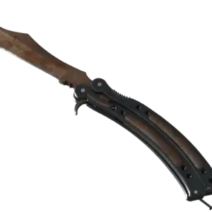 ★ StatTrak™ Butterfly Knife | Rust Coat (Battle-Scarred)